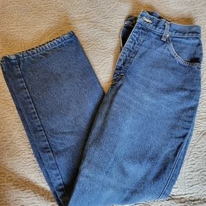Woman's size 14 fully lined flannel jeans LL Bean